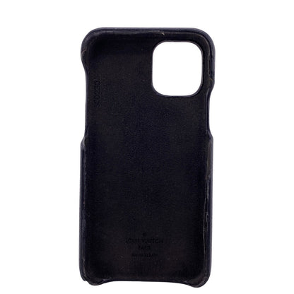 LOUIS VUITTON iPhone case M69094 Monogram canvas, leather black Monogram Bumper 11PRO