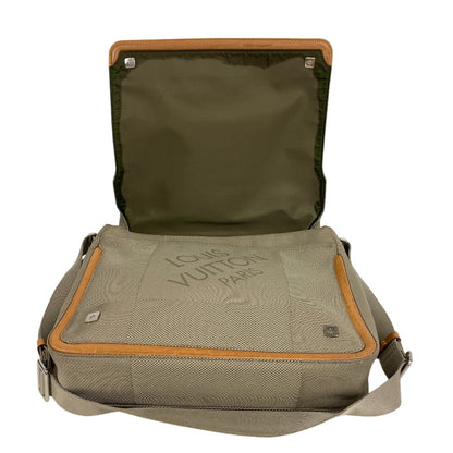 LOUIS VUITTON Messenger bag M93030 Nylon khaki Damier Jean Messier
