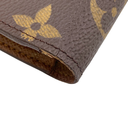 LOUIS VUITTON Bifold Wallet M61674 leather Brown Monogram Viennois Made in USA