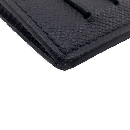 LOUIS VUITTON Coin case N64038 leather black Damier Grafitte Coin card holder