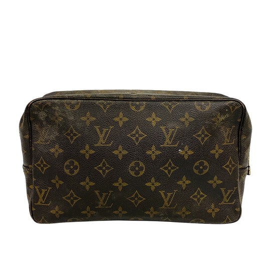 LOUIS VUITTON business bag M47522 leather Brown Monogram Truth Cracking Ty 28