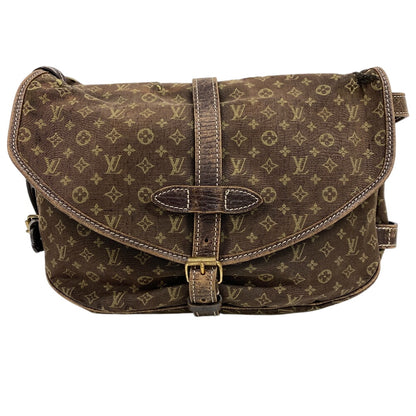 LOUIS VUITTON Shoulder Bag M95227 canvas Brown Monogram mini Lansaumur 30