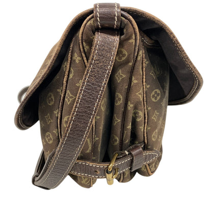 LOUIS VUITTON Shoulder Bag M95227 canvas Brown Monogram mini Lansaumur 30