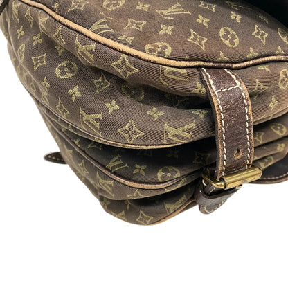 LOUIS VUITTON Shoulder Bag M95227 canvas Brown Monogram mini Lansaumur 30