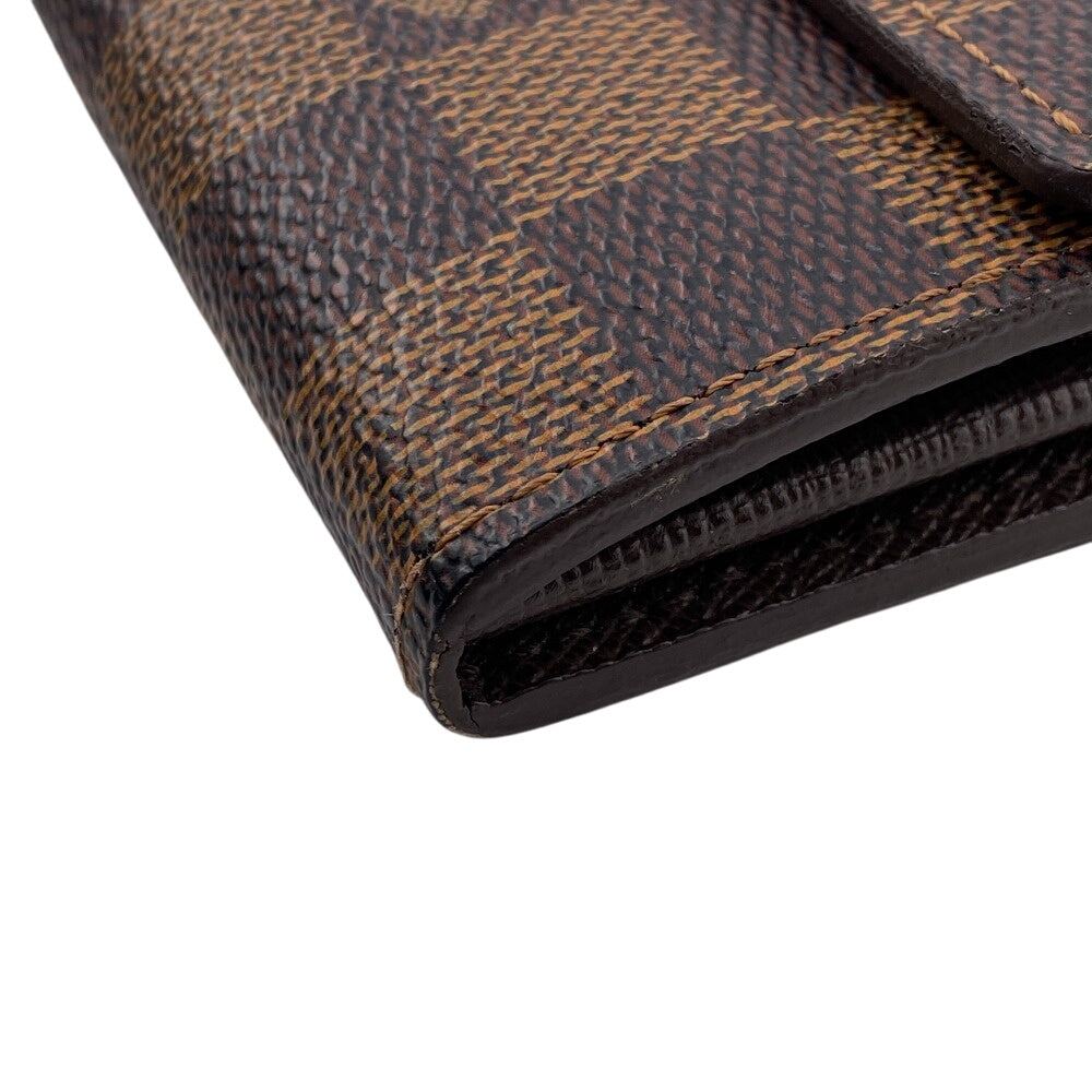 LOUIS VUITTON Long Wallet Purse N61734 Damier Brown Damier Sara