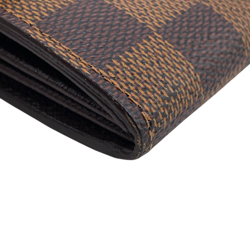 LOUIS VUITTON Long Wallet Purse N61734 Damier Brown Damier Sara