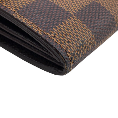 LOUIS VUITTON Long Wallet Purse N61734 Damier Brown Damier Sara