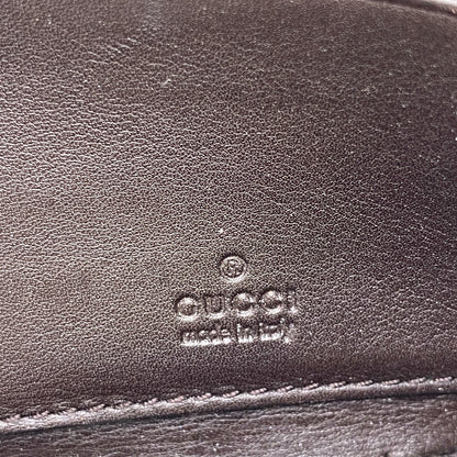 GUCCI Long Wallet Purse 306589 leather Brown Guccisima