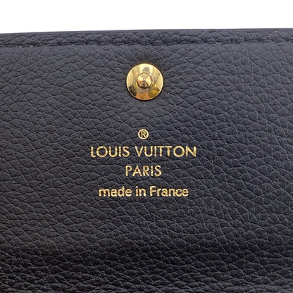 LOUIS VUITTON Key case Key holder  M64421 leather black Monogram Unplant Multicles6