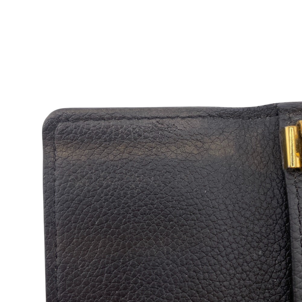 LOUIS VUITTON Key case Key holder  M64421 leather black Monogram Unplant Multicles6