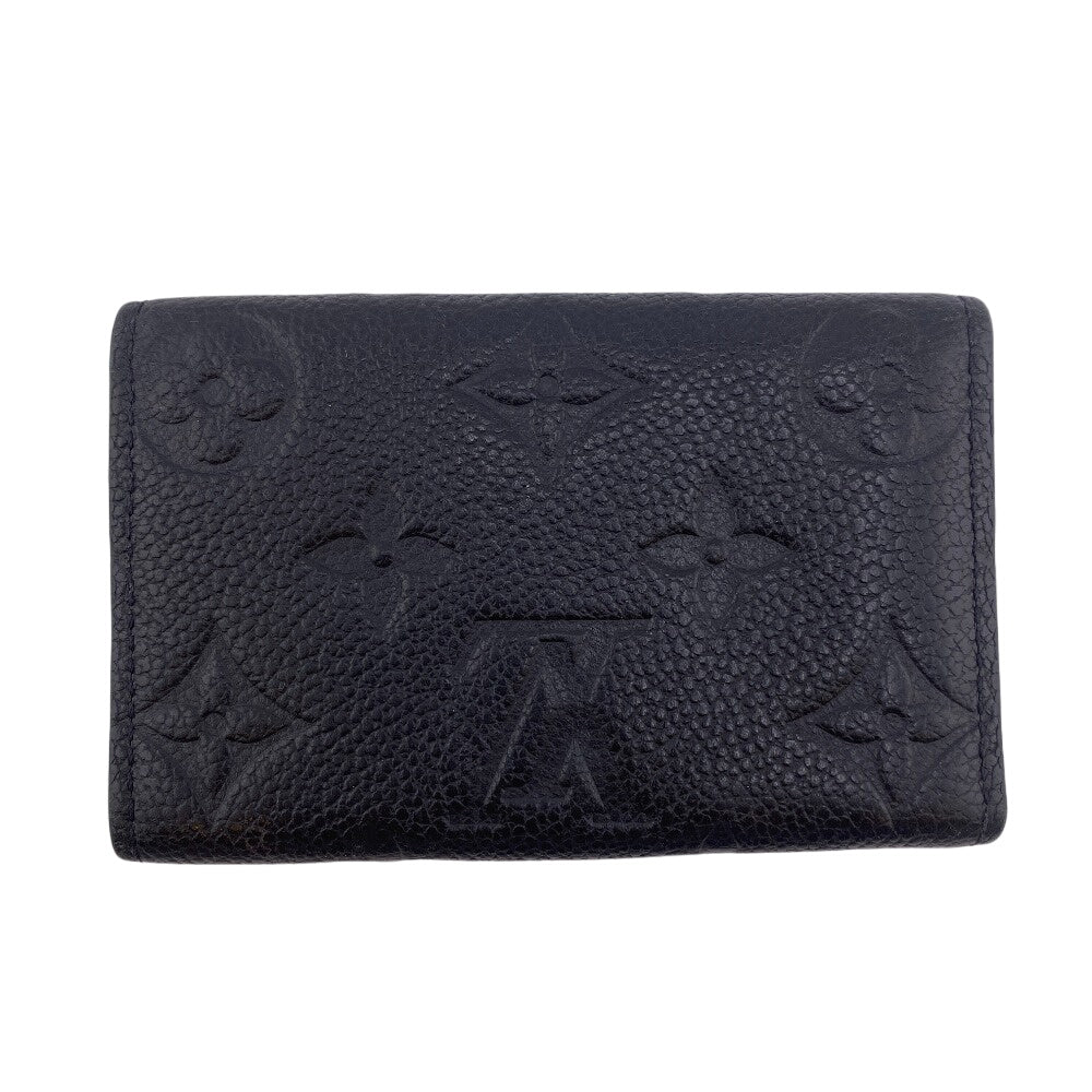 LOUIS VUITTON Key case Key holder  M64421 leather black Monogram Unplant Multicles6