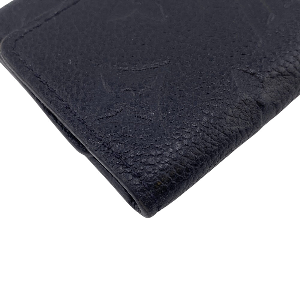 LOUIS VUITTON Key case Key holder  M64421 leather black Monogram Unplant Multicles6