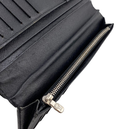 LOUIS VUITTON Long Wallet Purse N62665 Damier Grafitte black Damier Graphite Portefeuille Braza