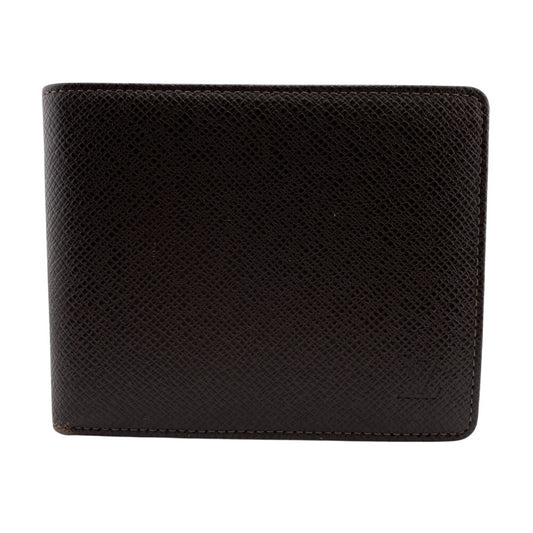 LOUIS VUITTON Bifold Wallet M30428 Taiga Brown Taiga Porte Billets 3 Cartes Crdit