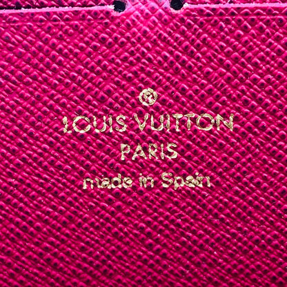 LOUIS VUITTON Long Wallet Purse M60742 leather Brown Monogram Portefeuille Clemence