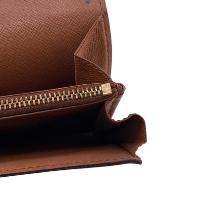 LOUIS VUITTON Long Wallet Purse M61725 Monogram Brown Monogram Pochette Portomonnaie Credit