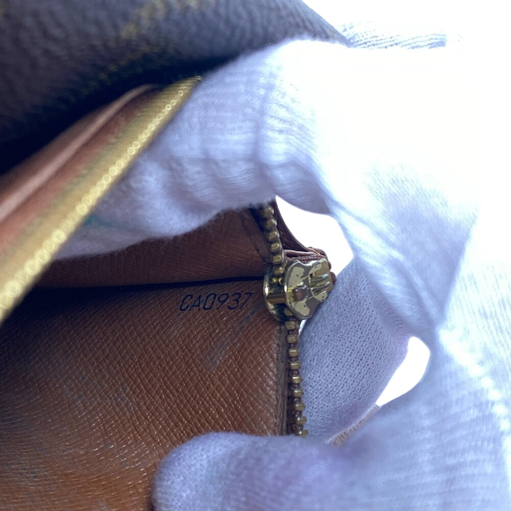 LOUIS VUITTON Long Wallet Purse M61725 Monogram Brown Monogram Pochette Portomonnaie Credit