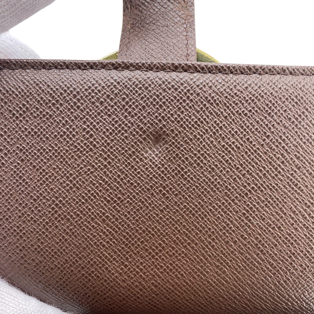 LOUIS VUITTON Bifold Wallet N61664 Damier Brown Damier Porto Monnaie Bien-Vienois Ebene