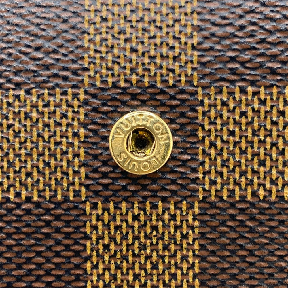 LOUIS VUITTON Bifold Wallet N61664 Damier Brown Damier Porto Monnaie Bien-Vienois Ebene
