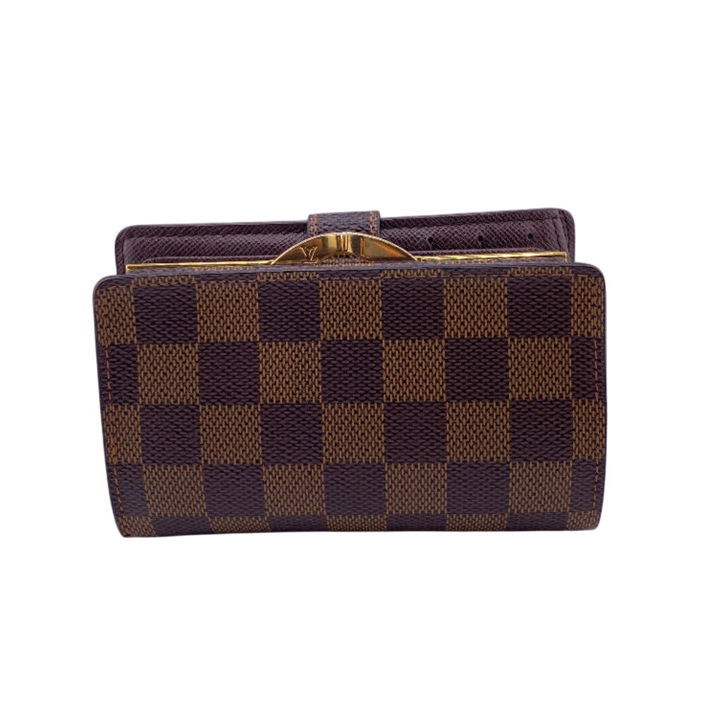 LOUIS VUITTON Bifold Wallet N61664 Damier Brown Damier Porto Monnaie Bien-Vienois Ebene