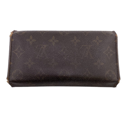 LOUIS VUITTON Long Wallet Purse TH0091 Monogram Brown Monogram