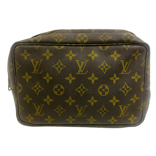 LOUIS VUITTON Clutch bag M47524 leather Brown Monogram Truth Cracking T 23