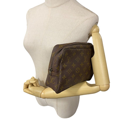 LOUIS VUITTON Clutch bag M47524 leather Brown Monogram Truth Cracking T 23