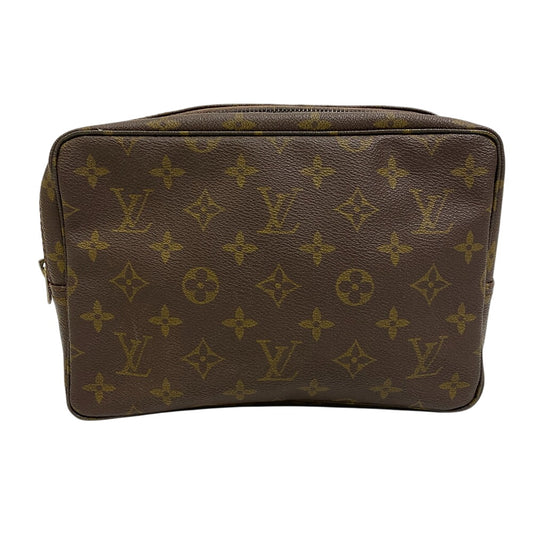 LOUIS VUITTON Clutch bag M47524 leather Brown Monogram Truth Cracking T 23