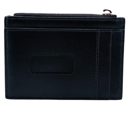 GUCCI Card Case 597560 Calfskin, Leather black Signature Embossing