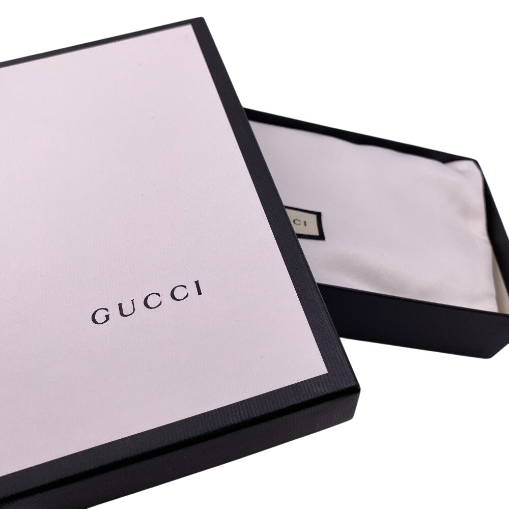 GUCCI Long Wallet Purse 408831 leather Navy Sherry line