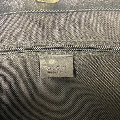 GUCCI Tote Bag 019 0493 GG canvas, leather black GG canvas