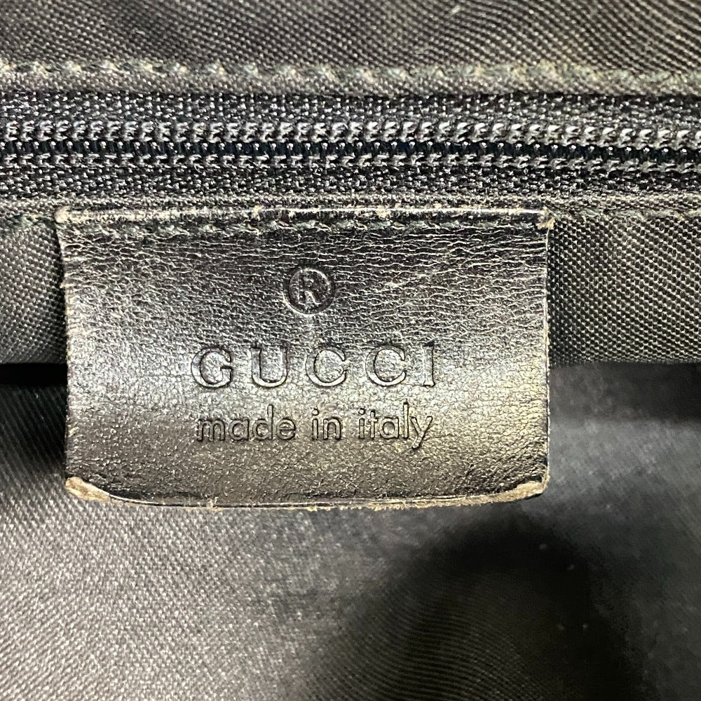 GUCCI Handbag 3298 Suede black GG pattern