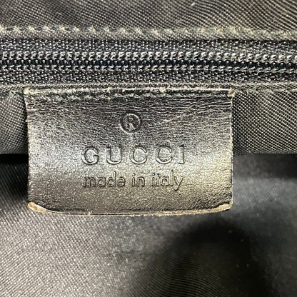 GUCCI Handbag 3298 Suede black GG pattern