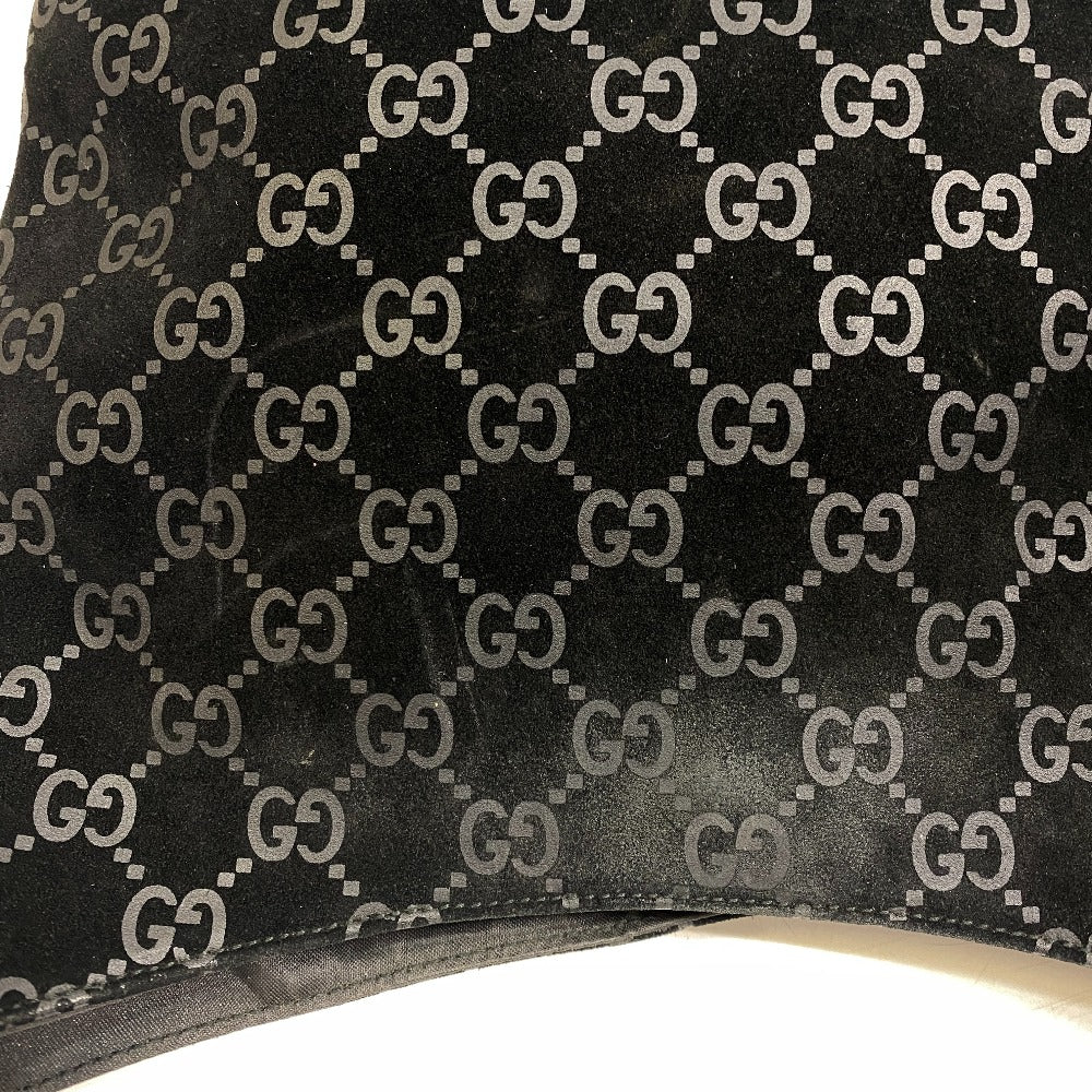GUCCI Handbag 3298 Suede black GG pattern