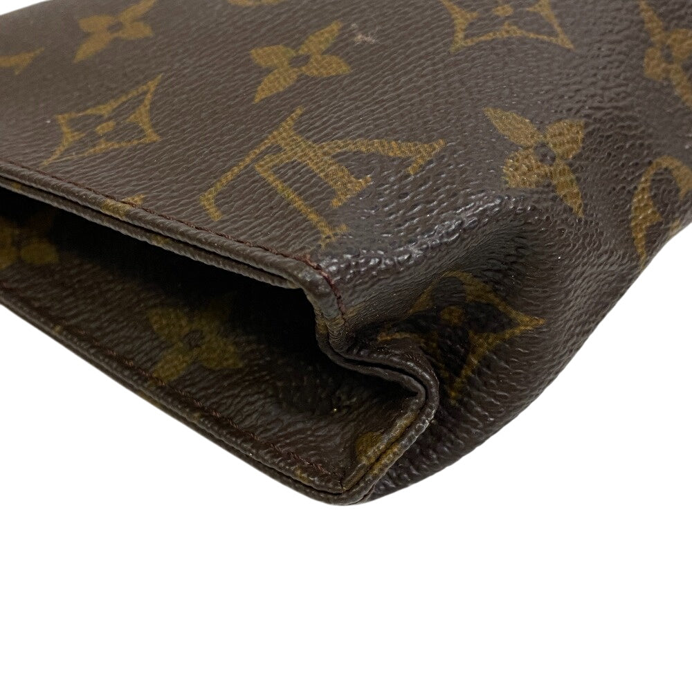 LOUIS VUITTON Pouch M47544 leather Brown Monogram posh toilette