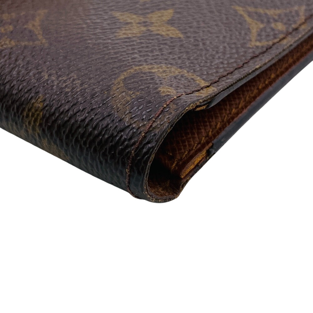 LOUIS VUITTON Bill Compartment M60895 leather Brown Monogram Portefeuille Multripru