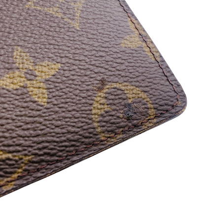 LOUIS VUITTON Bill Compartment M60895 leather Brown Monogram Portefeuille Multripru