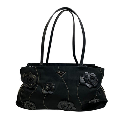 PRADA Handbag Nylon black