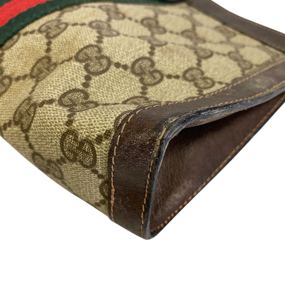GUCCI business bag GG canvas Brown Sherry