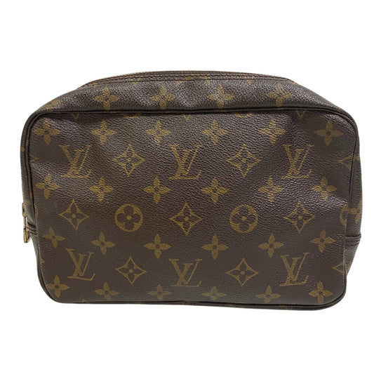 LOUIS VUITTON business bag M47524 Monogram Brown Monogram Trousse Toilette 23