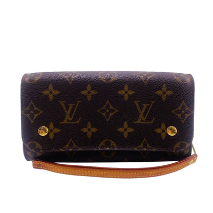 LOUIS VUITTON Pouch M58080 leather Brown Monogram Etui PSP