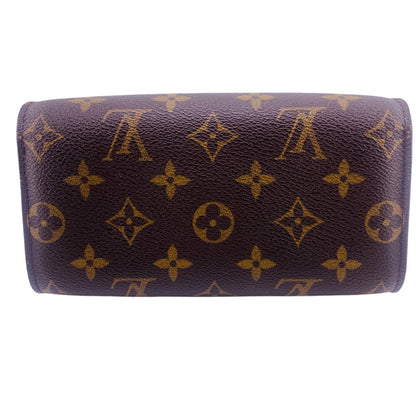 LOUIS VUITTON Pouch M58080 leather Brown Monogram Etui PSP