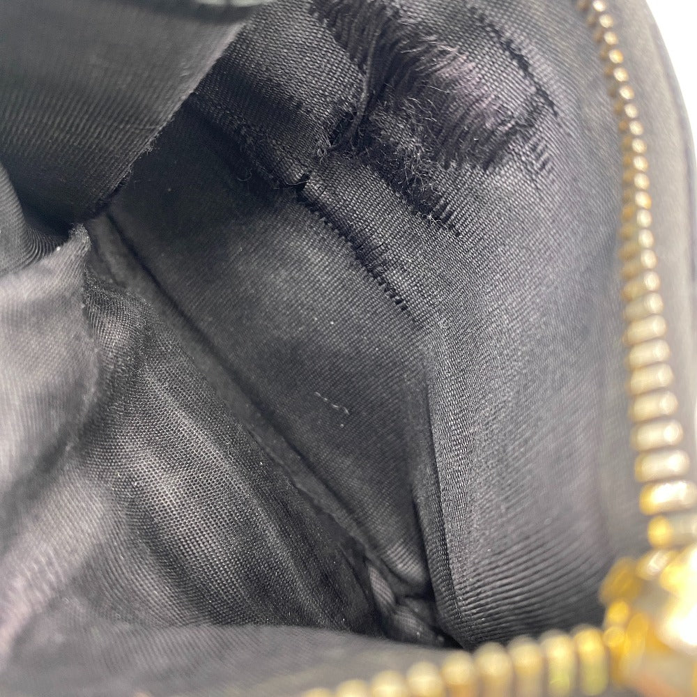 PRADA Coin case leather black Safiano