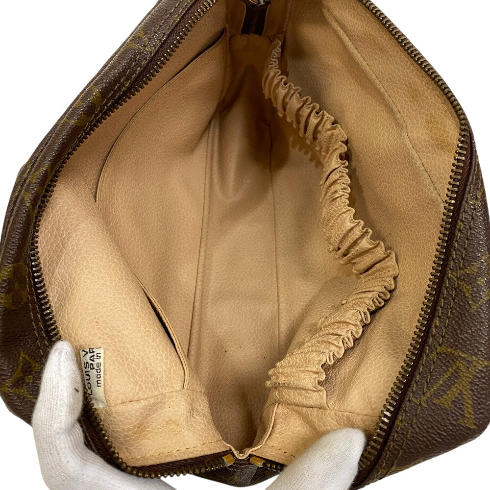 LOUIS VUITTON business bag M47522 leather Brown Monogram Truth to Cracking T 28