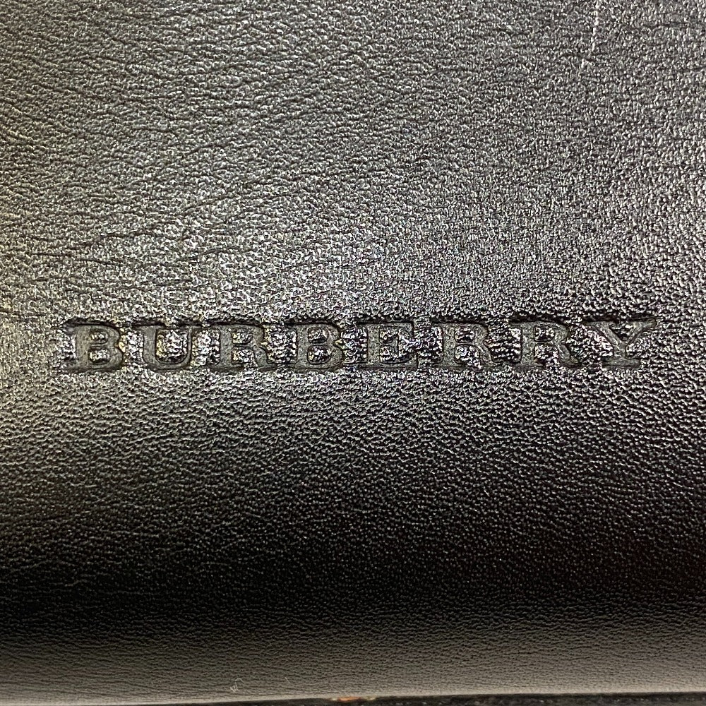 BURBERRY Tote Bag leather black Nova Check