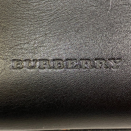 BURBERRY Tote Bag leather black Nova Check