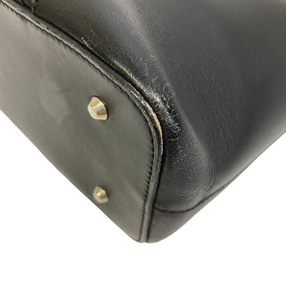 BURBERRY Tote Bag leather black Nova Check