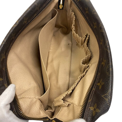 LOUIS VUITTON business bag M47522 Monogram, Leather Brown Monogram Truth Cracking Ty 28