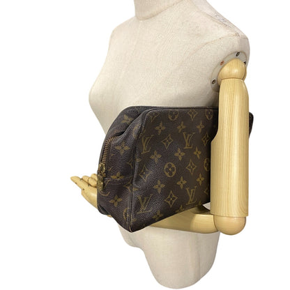 LOUIS VUITTON business bag M47522 Monogram, Leather Brown Monogram Truth Cracking Ty 28