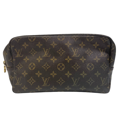 LOUIS VUITTON business bag M47522 Monogram, Leather Brown Monogram Truth Cracking Ty 28